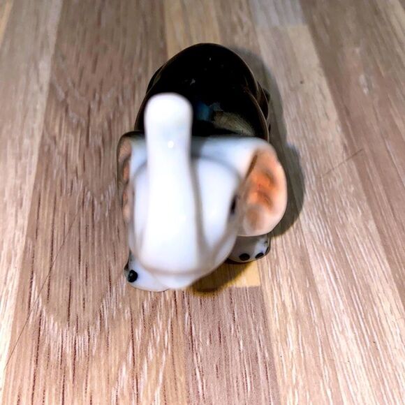 Elephant trunk up trinket ceramic Vintage figure - Picture 3 of 6